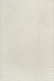Dywan salonu nowoczesny elegancki, Kremowy, 240 x 340 cm