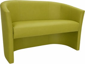 Sofa CLUB tapicerowana tkaniną Eko-skóra elegancka sofa do salonu i gabinetu : Kolor tkaniny - EKO-SKÓRA - 5D, Typ tkaniny - Eko-skóra