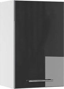 Szafka łazienkowa antracyt wysoki połysk 45x34.1x72 fame-line