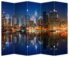 Parawan - Manhattan nocą (210x170 cm)