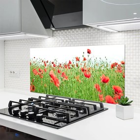 Panel nad blat kuchenny Krwistoczerwone Maki