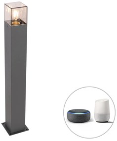 Zewnetrzna Inteligentna lampa stojąca zewnętrzna antracytowa 70 cm w tym WiFi P45 - Denmark Nowoczesny Oswietlenie zewnetrzne