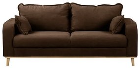 Ciemnobrązowa sofa 193 cm Beata – Ropez