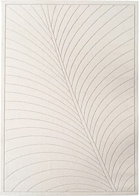 Dywan uniwersalny Nova 3D Liść kremowy 120 cm x 170 cm