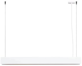 Biała nowoczesna lampa wisząca liniowa LED - 5X A622 B9-H51