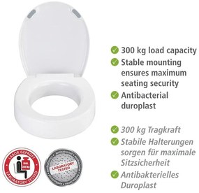 Biała deska sedesowa Wenko Secura Comfort