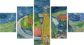 Obraz - Alexej von Jawlensky, Still Life with Bottles and Fruit, reprodukcje (125x70 cm)