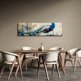 Obraz - Paw, malarstwo (170x50 cm)