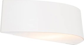 Nowoczesna lampa ścienna zewnętrzna biała IP44 - Caz