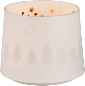 Räder Biały porcelanowy świecznik FIR FOREST
