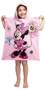 Różowy szlafrok dziecięcy frotte Minnie – Jerry Fabrics