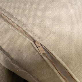 Beżowa lniana sofa 216 cm – Ixia