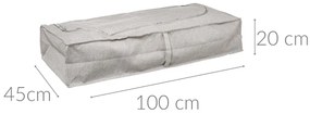 Pokrowiec na pościel pod łóżko, 45 x 100 cm