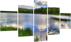Obraz - Malownicza wioska (125x70 cm)