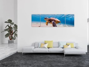 Obraz żółwia w oceanie (170x50 cm)