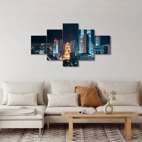 Obraz - Noc w Kuala Lumpur (125x70 cm)