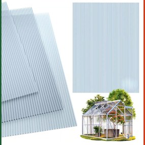 Poliwęglan komorowy MARK 6mm, 60,5x121x0,6cm, 10 szt., przezroczysta Jurhan