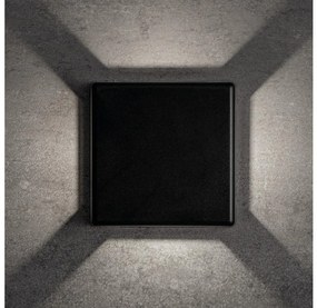 Kanlux 39182 - LED zewnętrzny kinkiet REFAZI LED/6W/230V IP54 czarny