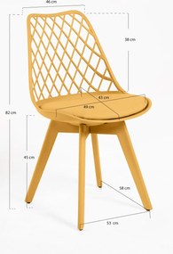 Zestaw 4 krzese Mima Suprym