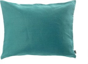 Poszewka Linen 50x60cm kolor zielony tkanina półprzezroczysta, strukturalna