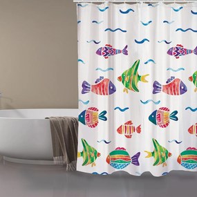 Zasłona prysznicowa 180x200 cm Poissons – MSV