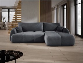 Narożnik COCO z funkcją spania poduszkami i pojemnikiem Cloud 91 DOMOHOME