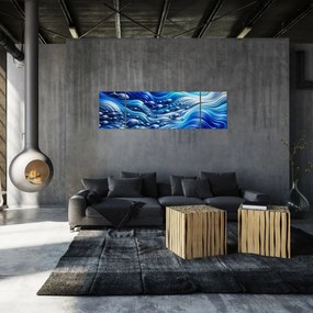Obraz – Ryby w falach (170x50 cm)