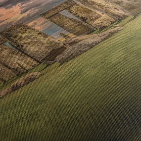 Obraz Stonehenge (z zegarem) (90x30 cm)