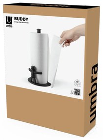 Stalowy stojak na ręczniki kuchenne ø 19 cm Buddy – Umbra