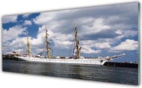 Panel Kuchenny Łódź Na Spokojnej Wodzie