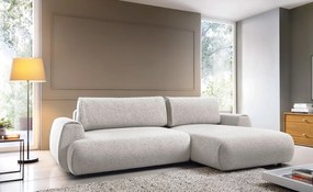 Jasnoszary narożnik nowoczesny rozkładany F4-F08