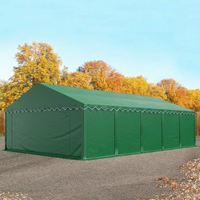 TOOLPORT 5x10m Namiot magazynowy, PVC 700, ciemnozielony - (6172)