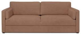 Brązowa sofa rozkładana 218 cm Resmo – Scandic