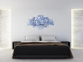 Obraz - abstrakcja 3D (125x70 cm)