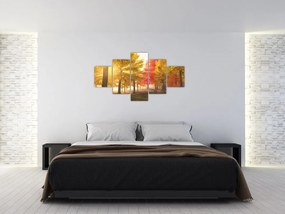 Obraz jesiennych drzew (125x70 cm)