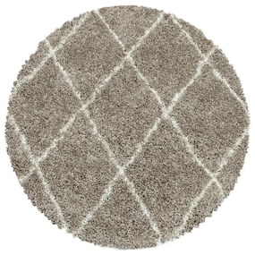 Jasnobrązowy okrągły dywan ø 120 cm Alvor – Ayyildiz Carpets