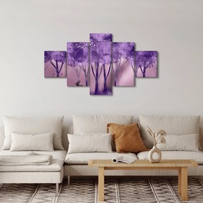 Obraz - Jeleń w magicznym lesie (125x70 cm)