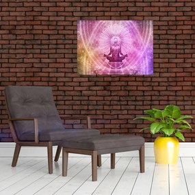 Obraz - aura medytacji (70x50 cm)