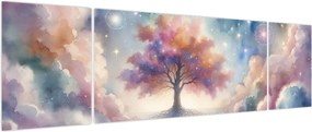 Obraz – Drzewo życia w chmurach (170x50 cm)
