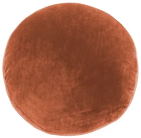 Pomarańczowa dekoracyjna poduszka z mikrowłókna Tiseco Home Studio Marshmallow, ø 40 cm
