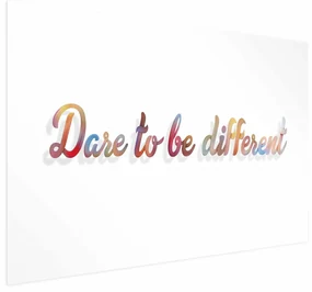 Plakat Be different 42x29,7 cm bez ramy z marginesem ARTGEIST B
