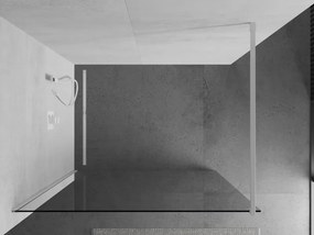 Mexen Kioto ścianka prysznicowa Walk-in 145 x 200 cm, transparent 8 mm, biała - 800-145-101-20-00