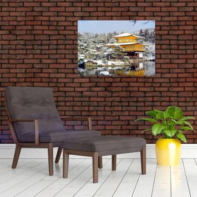 Obraz na szkle - Kinkakuji, Japonia (70x50 cm)