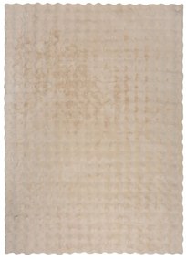 Kremowa syntetyczna skóra 160x230 cm Waffle Faux Fur – Flair Rugs