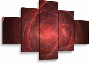 Nowoczesney abstrakcyjny obraz (125x70 cm)