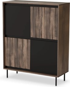 Wysoka komoda Swing KM-2 Halmar orzech