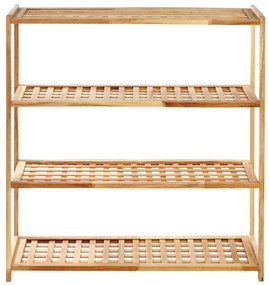 Szafka na buty z litego drewna orzechowego w naturalnym kolorze – Premier Housewares