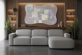 Narożnik modułowy Cursal B prawostronny – sofa narożna 282 × 166 cm, szary Raven 7, nowoczesny design