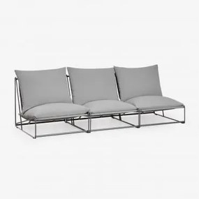 Amaro 3-częściowa Modułowa Sofa Ogrodowa Grey - Sklum