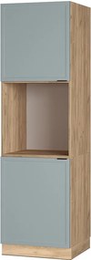 Szafka kuchenna jasnoniebiesko-szary 60x58.1x206.8 fame-line